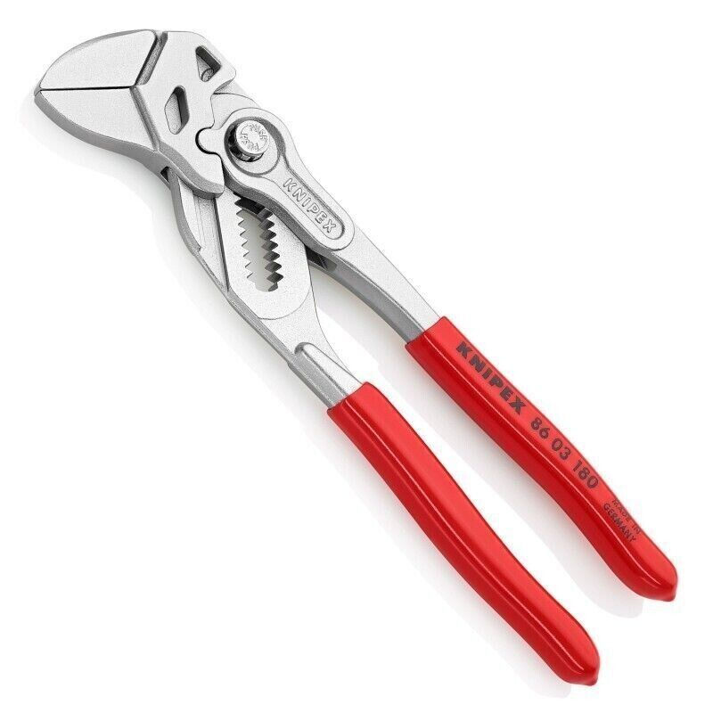 Miniaturbild: KNIPEX Zangenschlüssel-Satz - 3-tlg. Zangen-Set - 86 03 150/180/250 mm