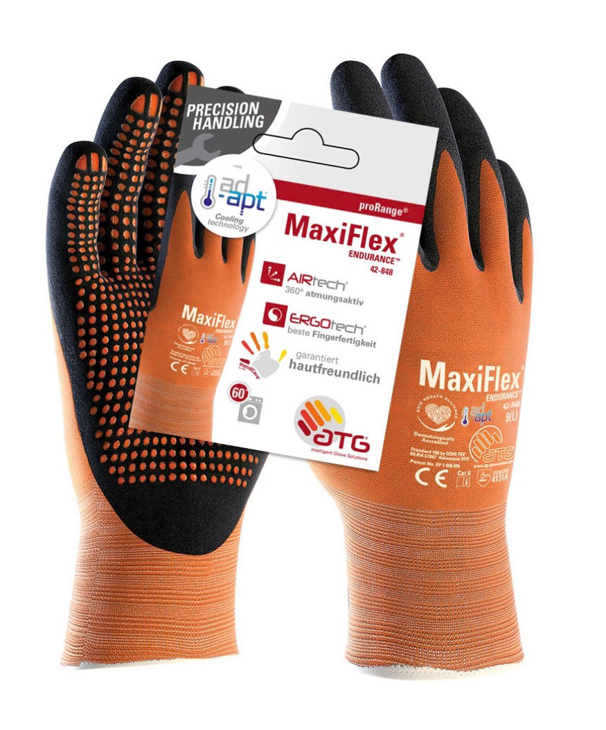 MaxiFlex® Endurance™AD-APT® Größe 9 (42-848) Nylon-Strickhandschuhe ATG®