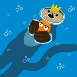 [116] Rosa and Doug Swimming