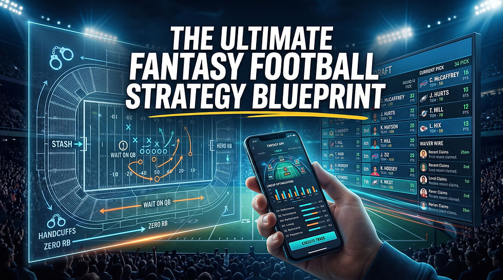 The Ultimate Fantasy Football Strategy Blueprint