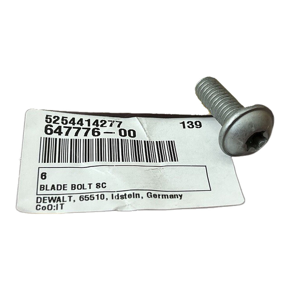 Thumbnail: Genuine DeWalt Blade Bolt for DE717XPS DW718XPS DW713 DW712 Mitre Saws 647776-00