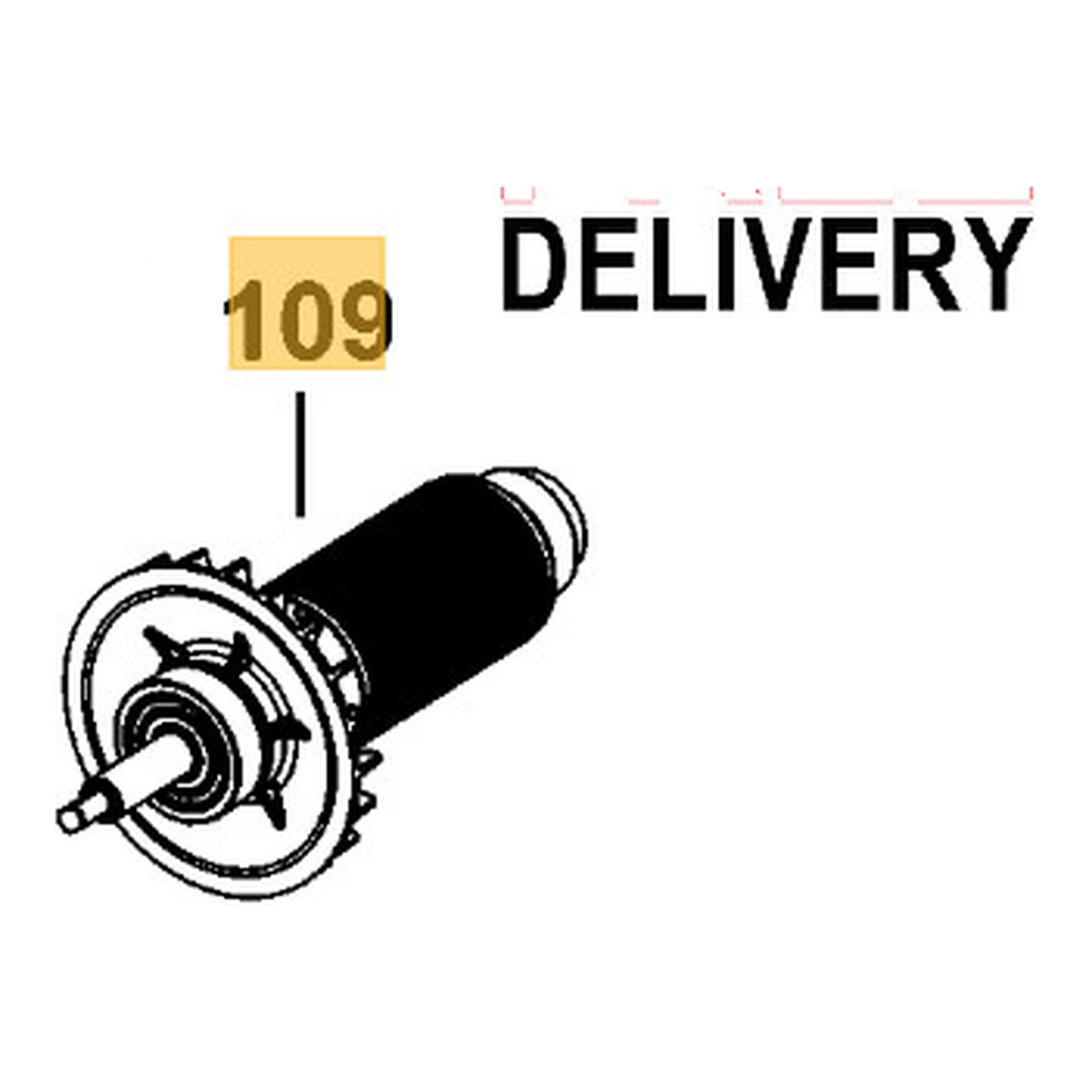 Genuine DeWalt N538840 ROTOR SA For DCD240 54V Paddle Mixer