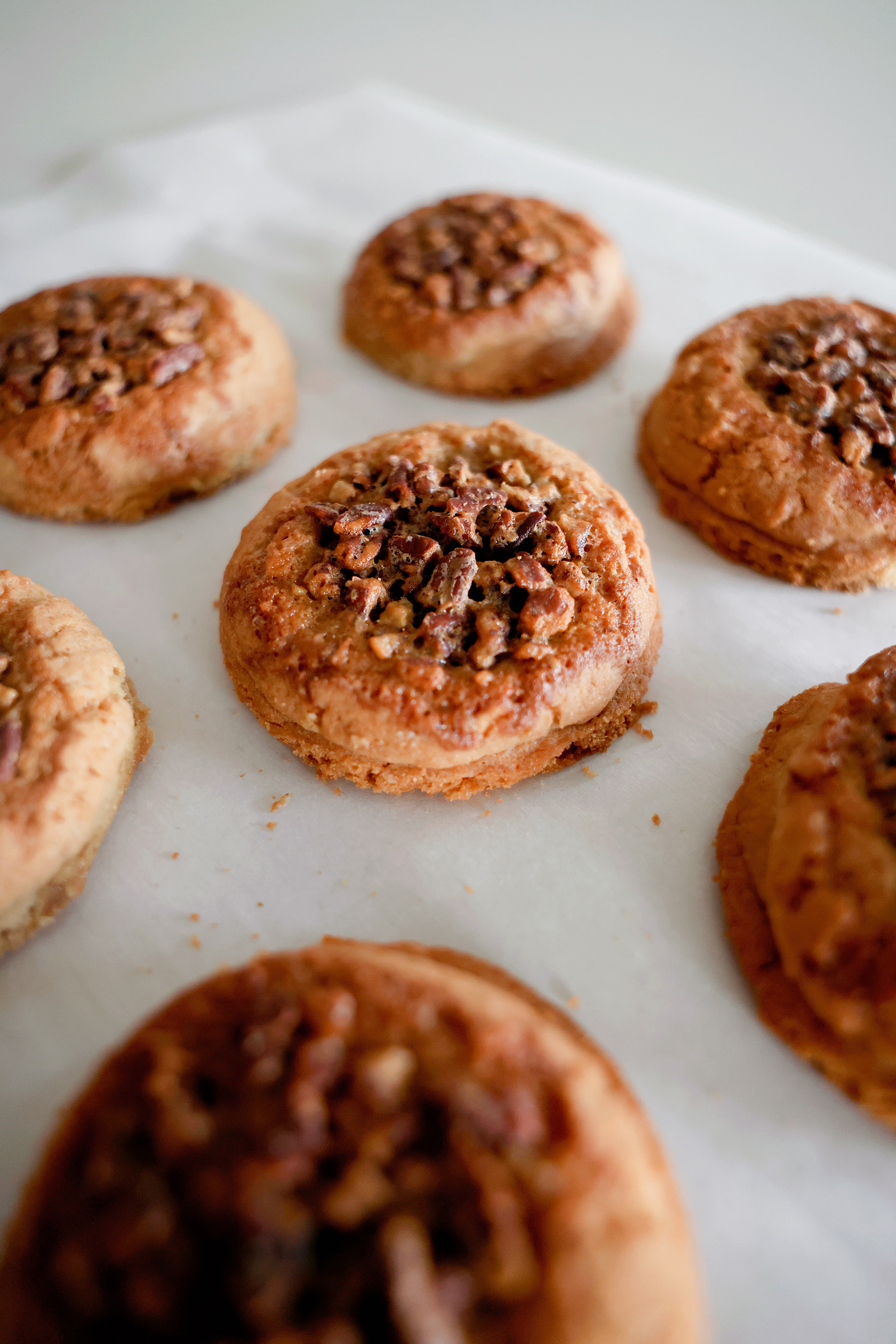 Maple Pecan Pie Shortbread Cookies