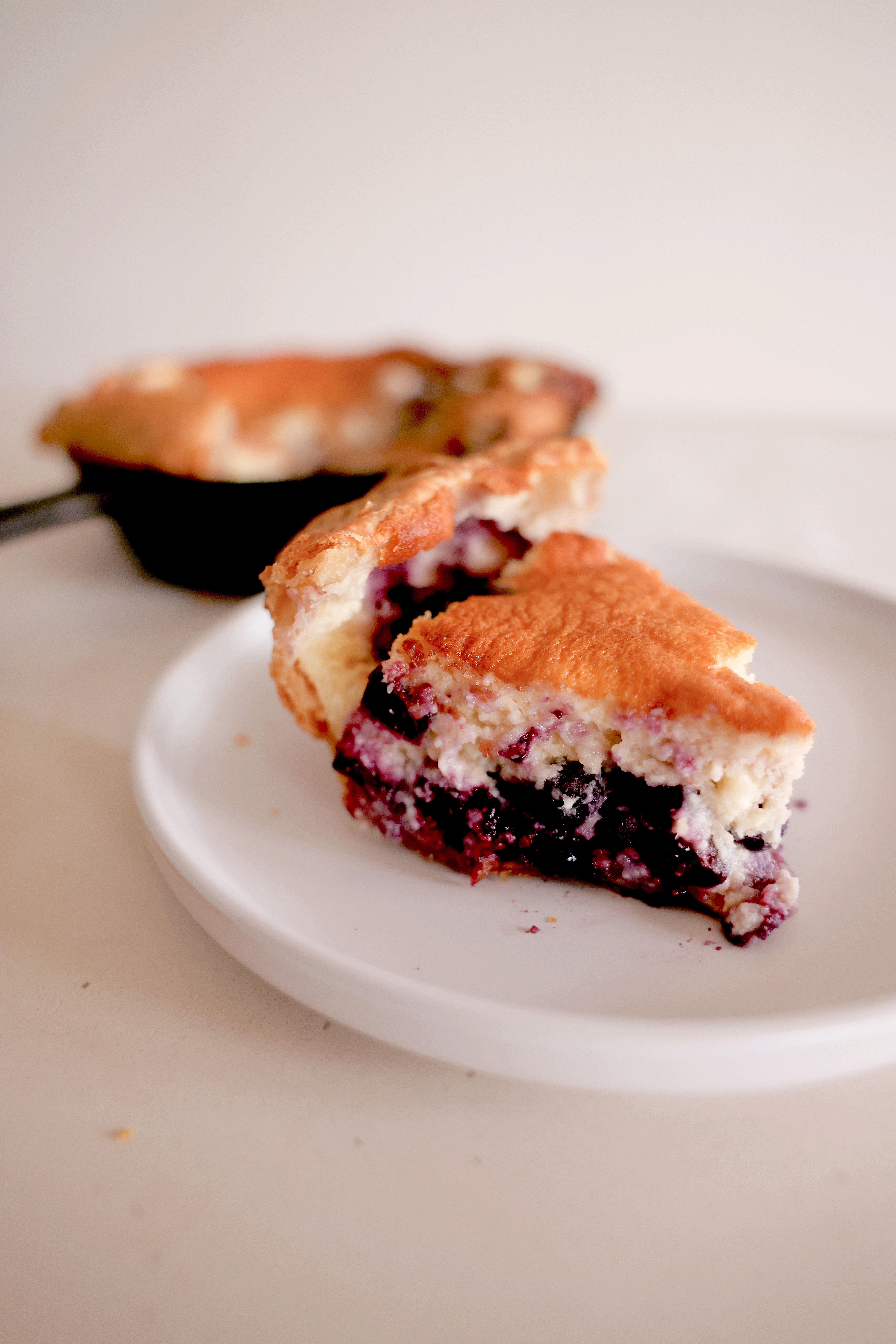 Blueberry Basque Cheesecake