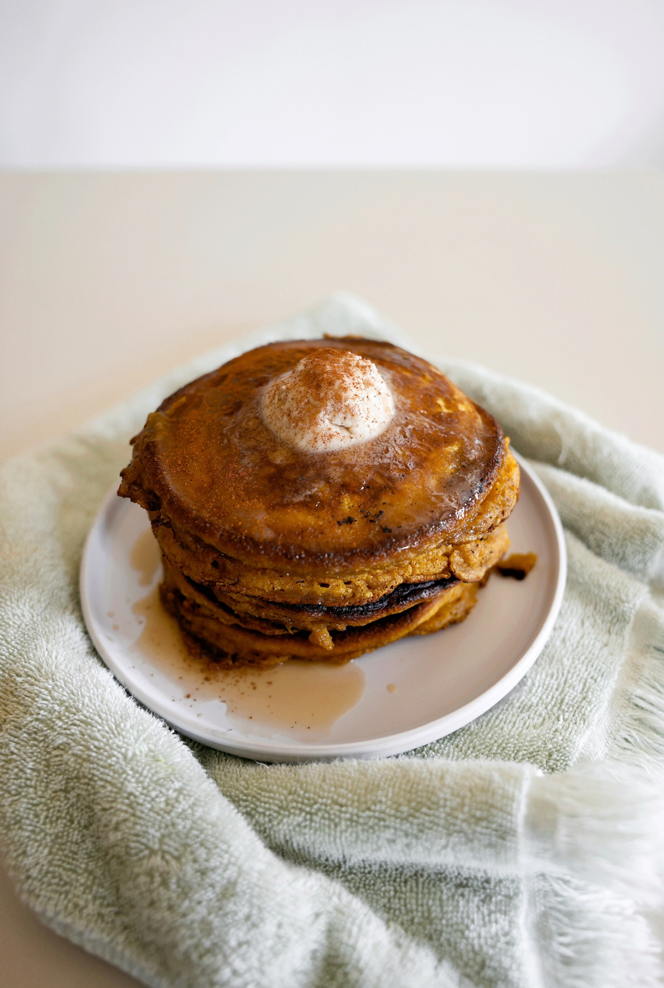 Gilmore Girls Pumpkin Pancakes with Cinnamon Butter