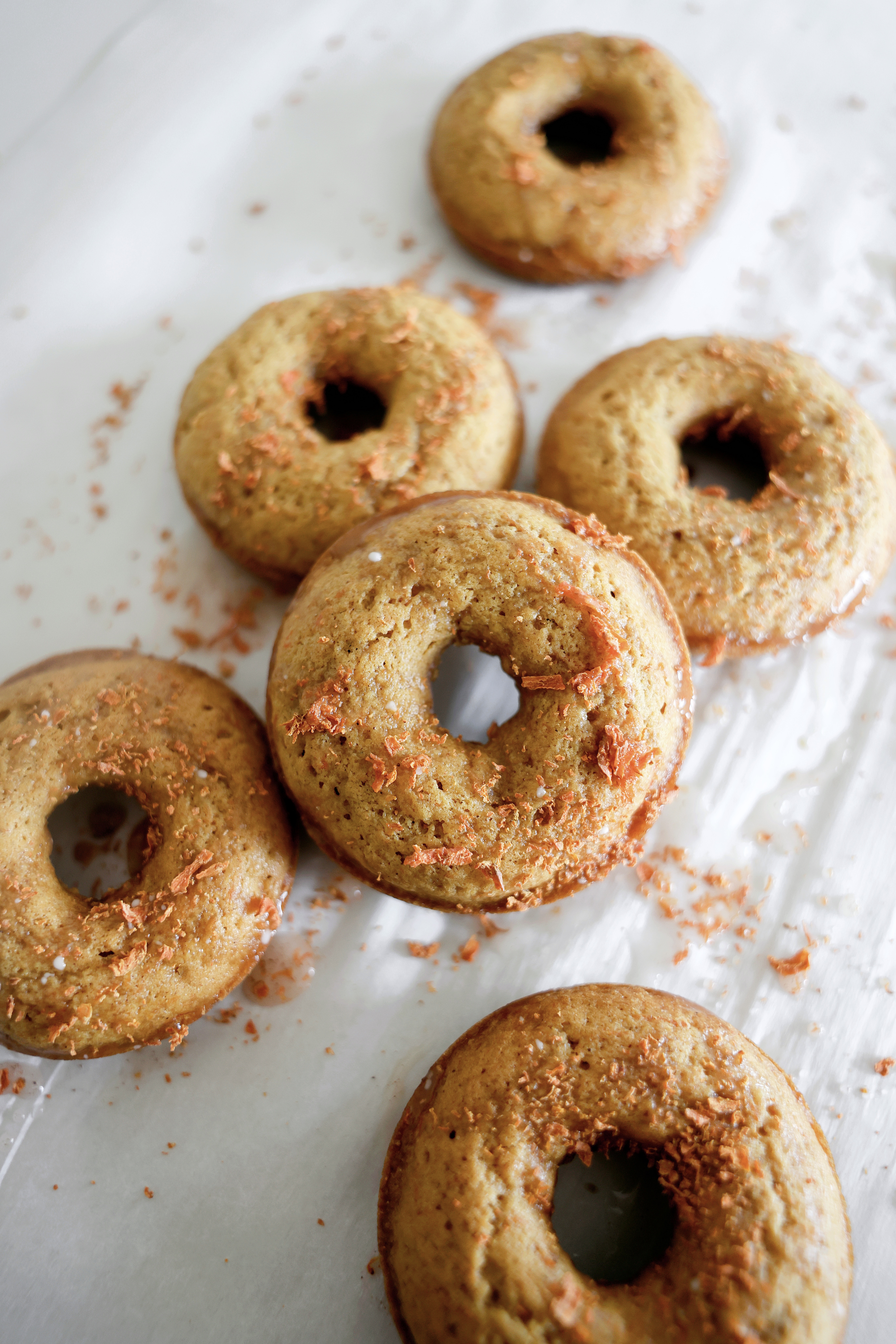 Baked Carrot Cake Donuts