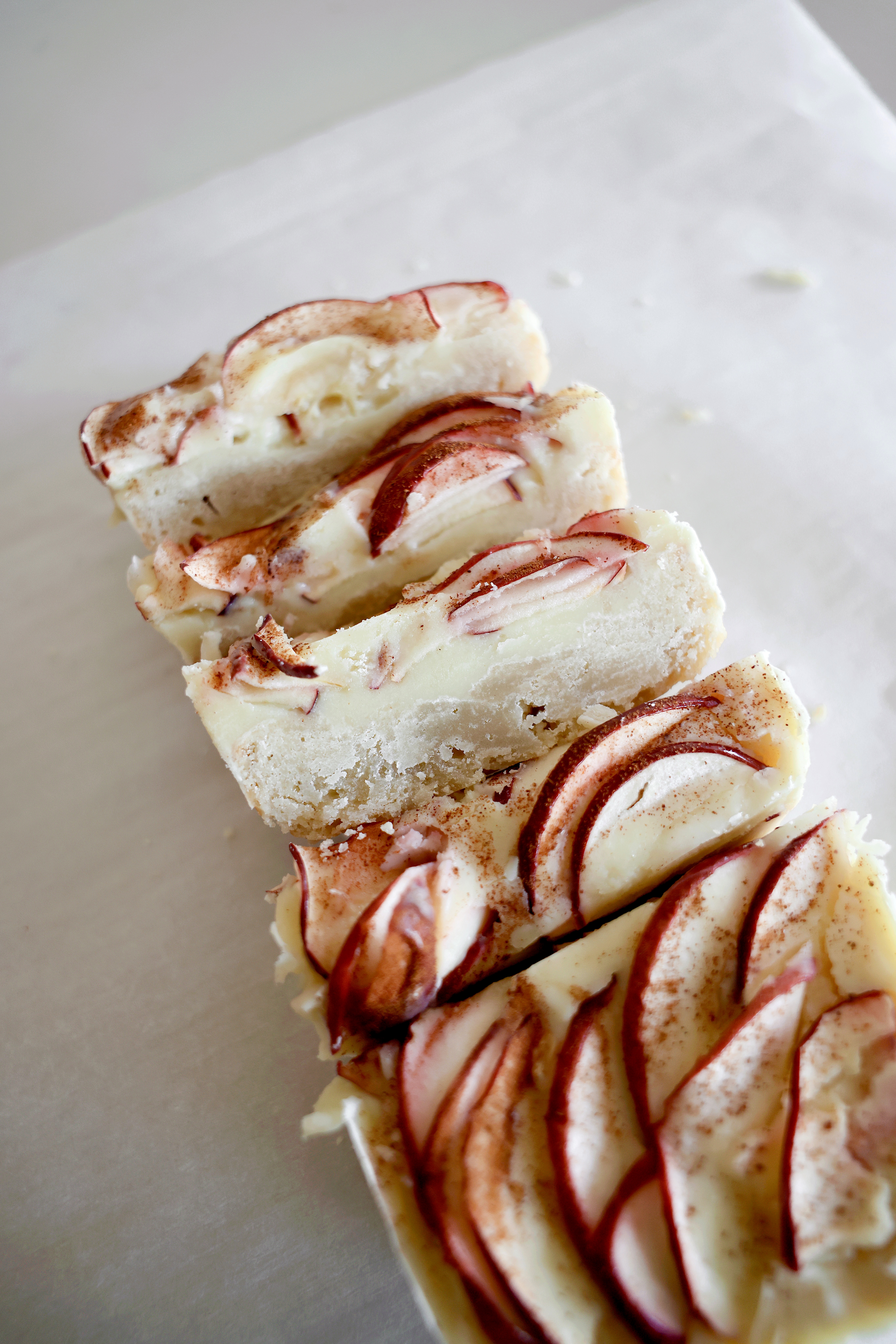 White Chocolate Apple Cinnamon Fudge