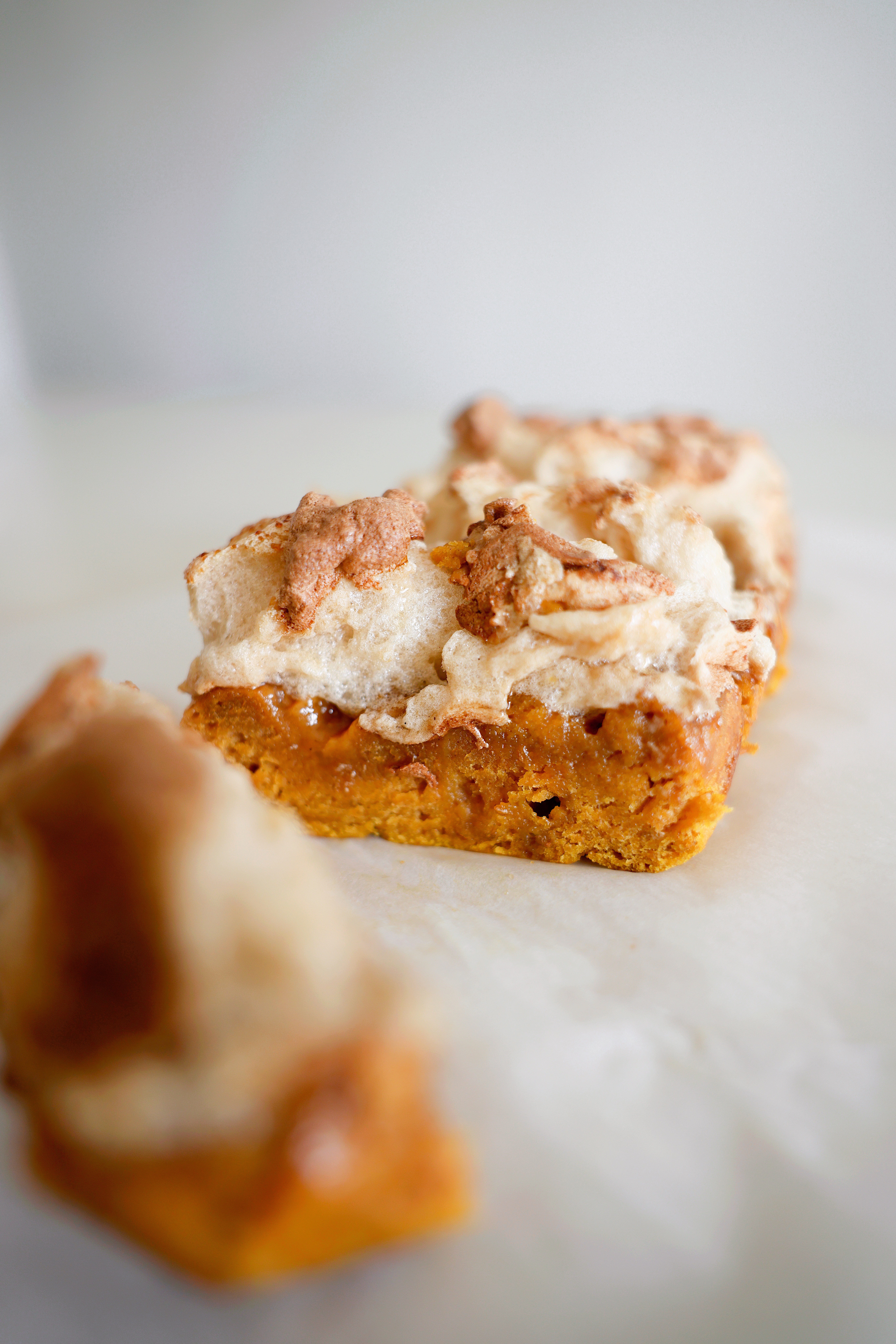 Pumpkin Loaf w a Meringue Topping