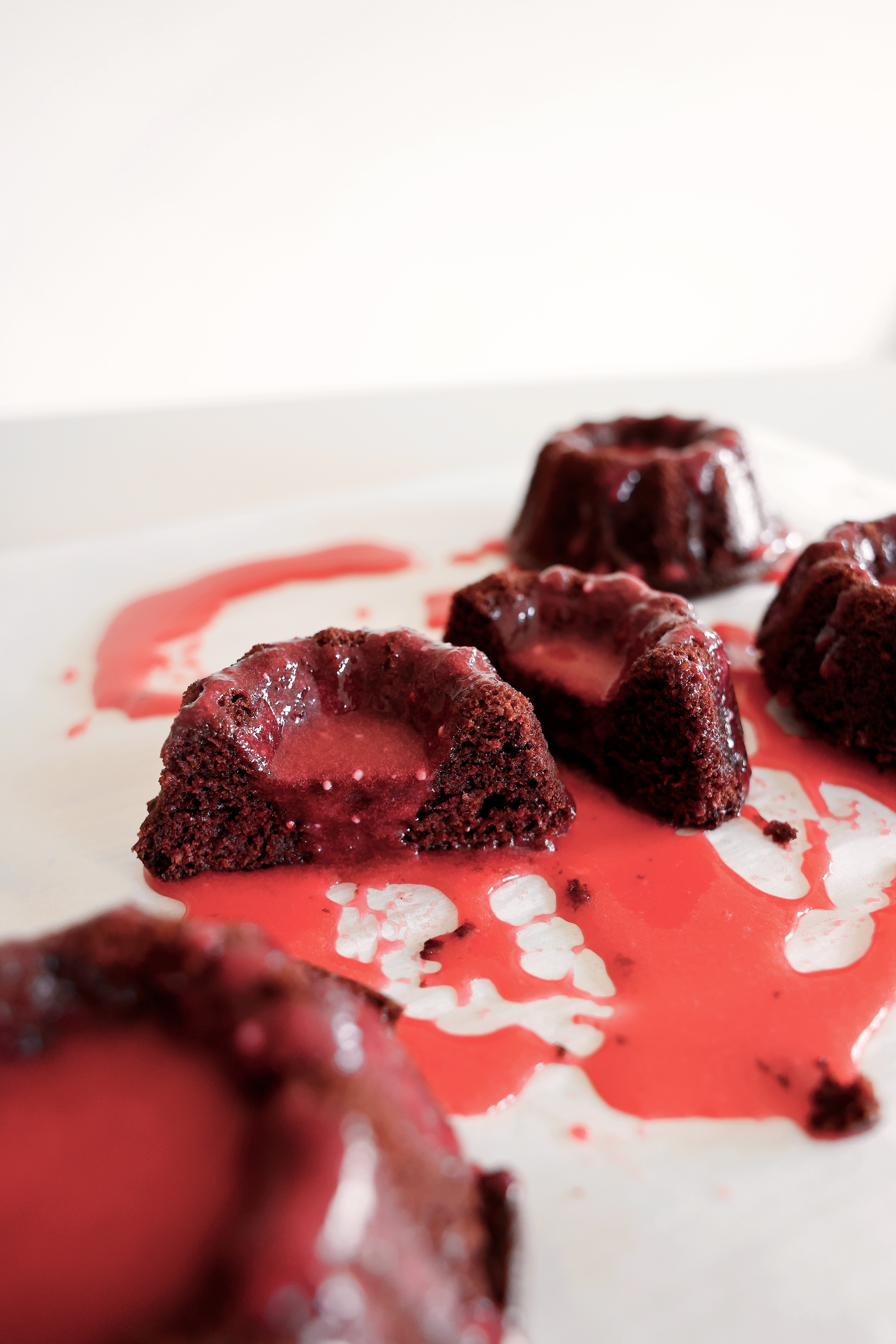 Cranberry Glazed Chocolate Bundt Cake
