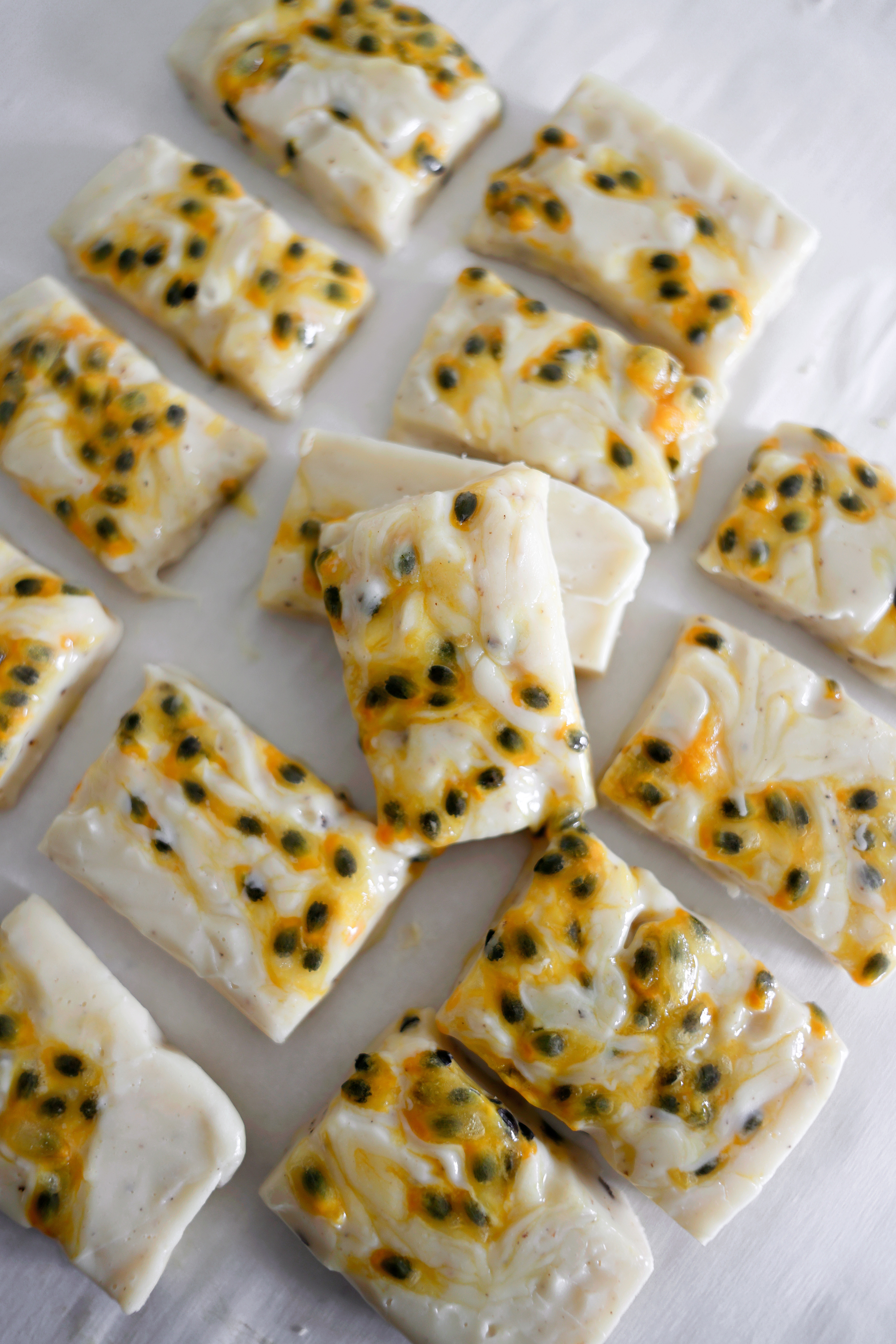 White Chocolate Passionfruit Fudge