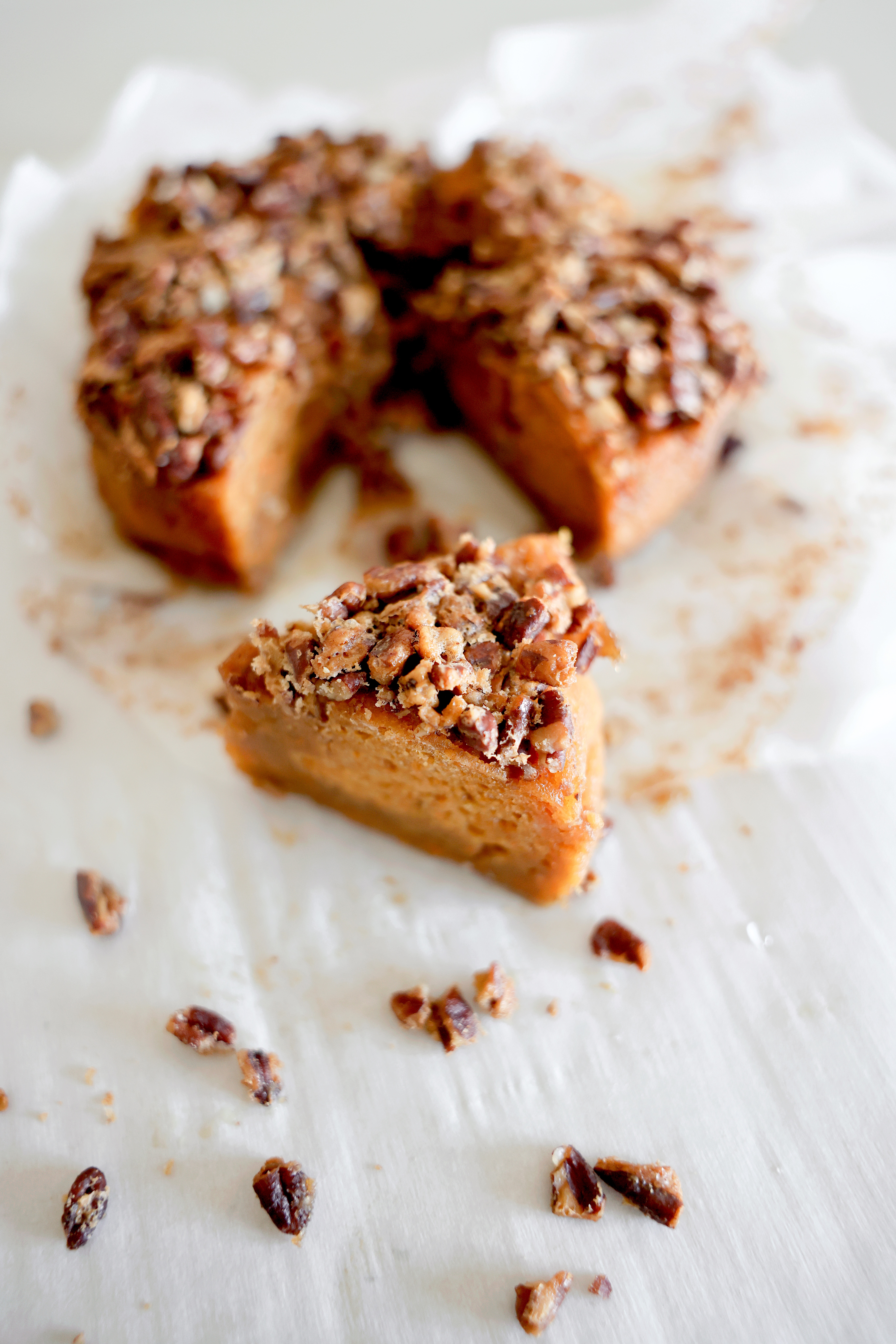 Sweet Potato Pecan Pie Cake