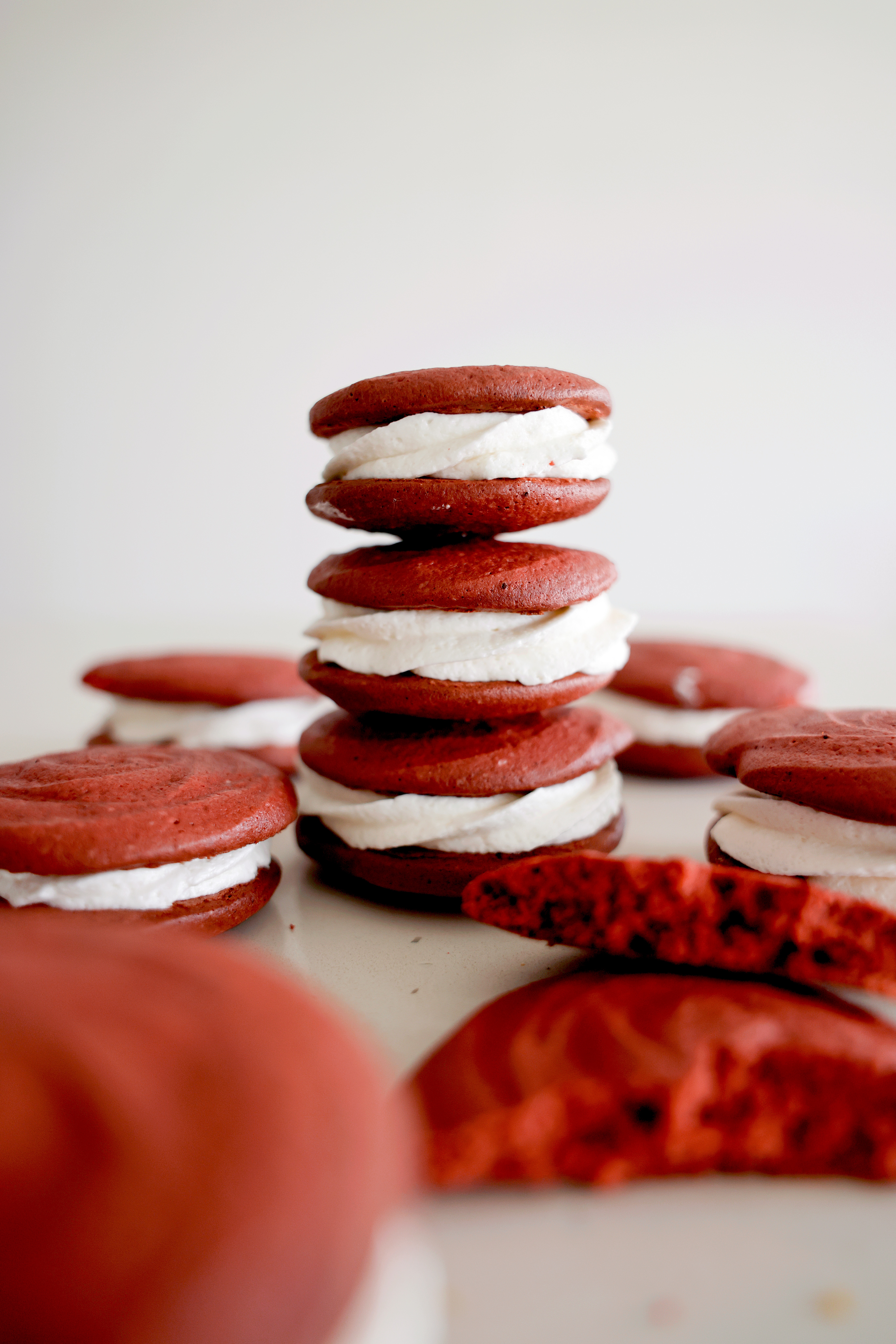 Red Velvet Whoopie Pies