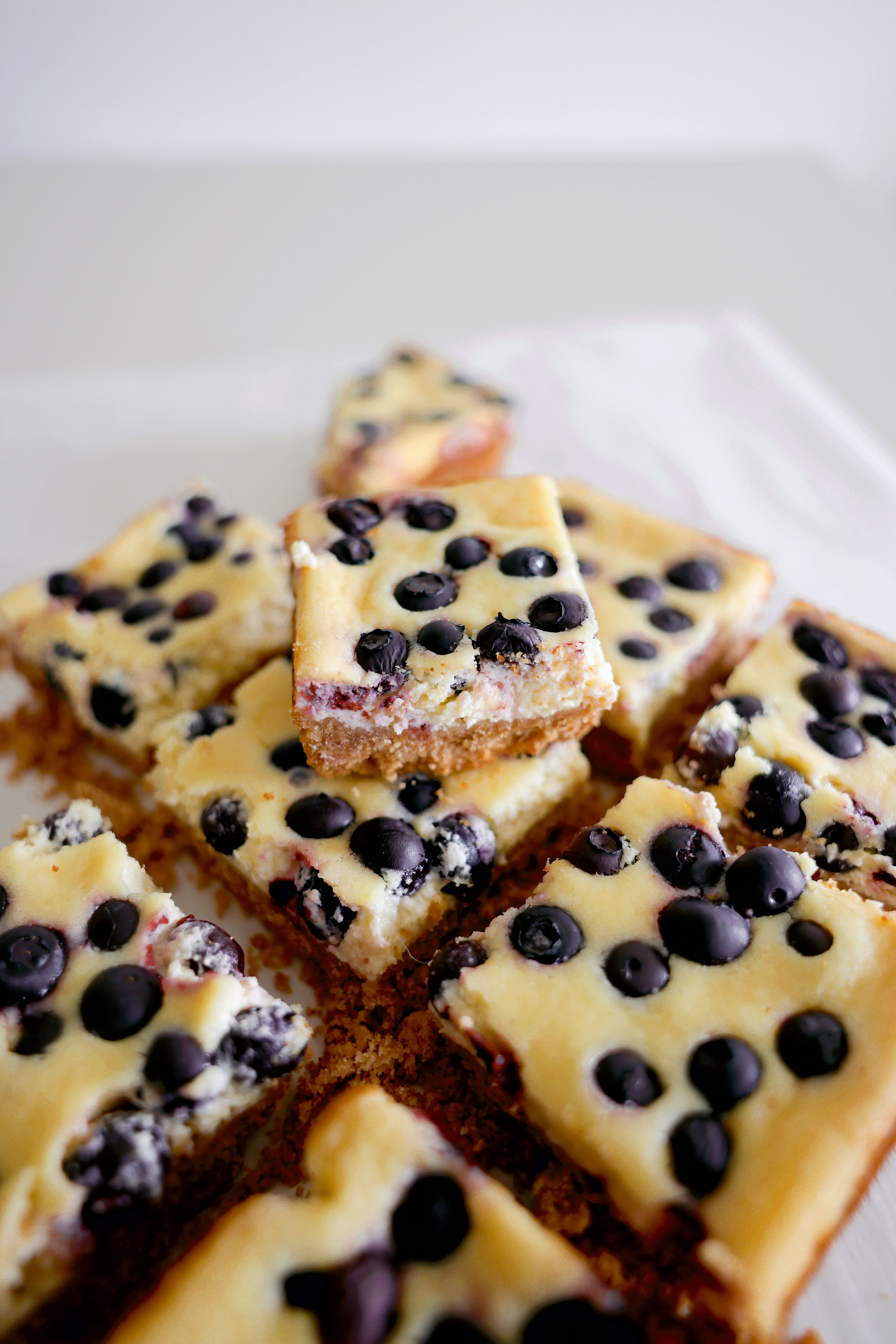 Lemon Blueberry Cheesecake Bars