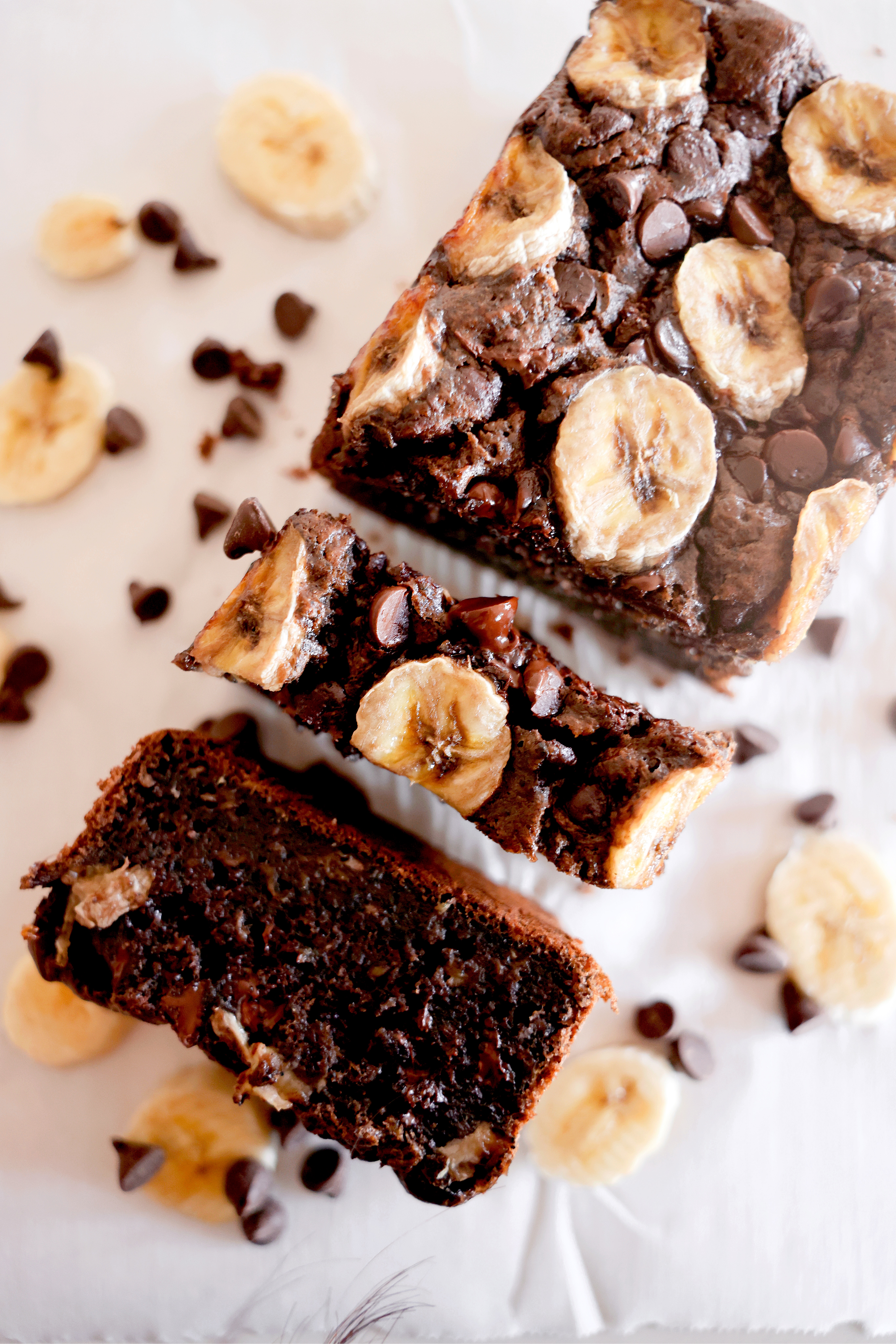 Black Sesame  Chocolate Banana Bread