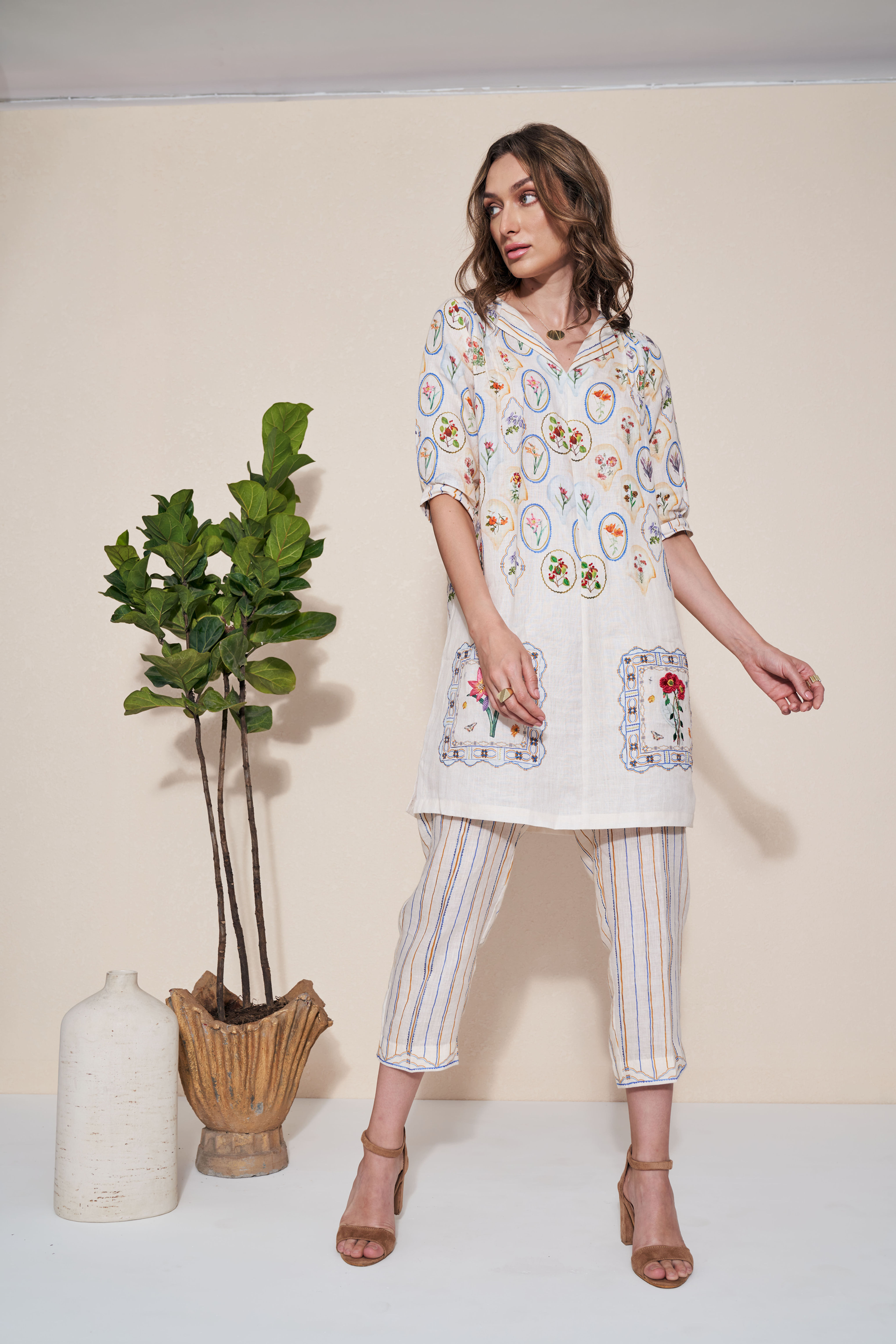 Magpie Ivory Trouser