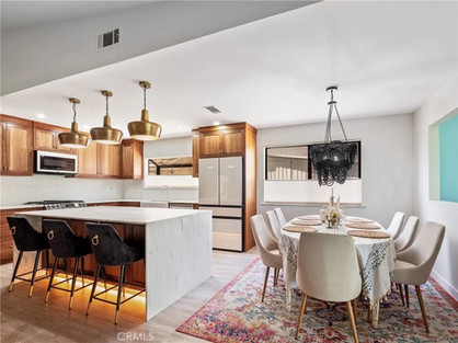 Kitchen and dining view