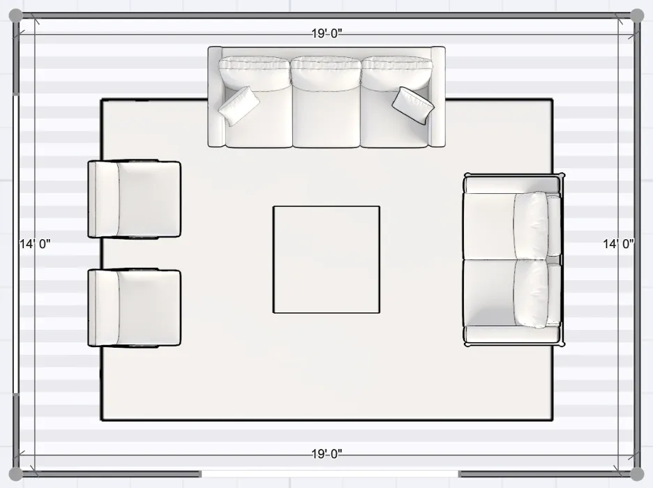 A space planning view blueprint