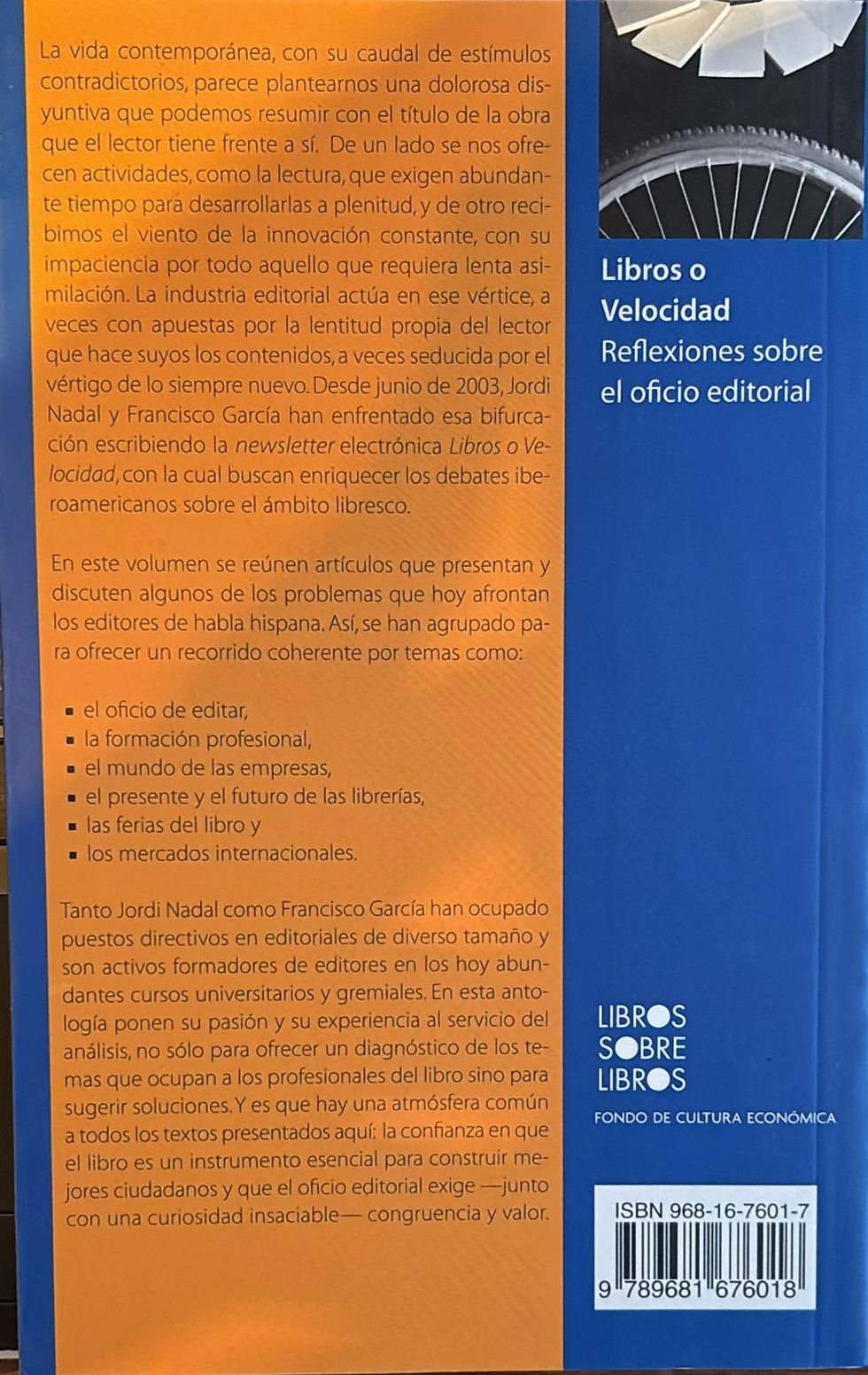 Miniatura: LIBROS O VELOCIDAD de JORDI NADAL Y FRANCISCO GARCIA 