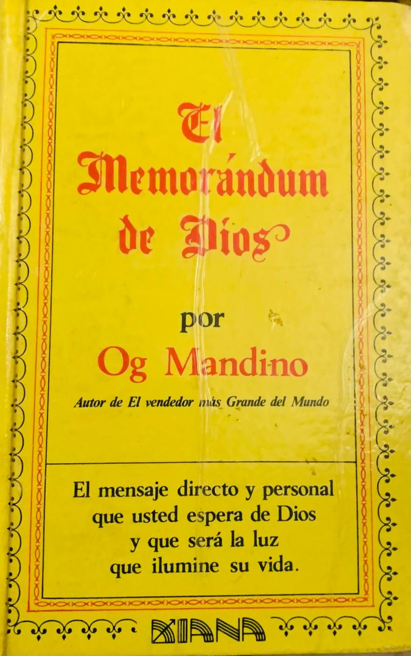 EL MEMORANDUM DE DIOS de OG MANDINO