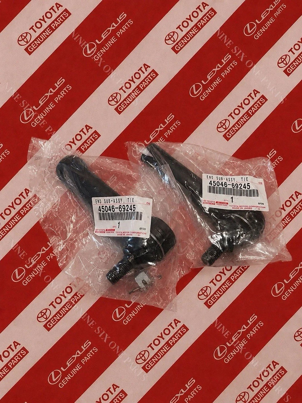 Genuine Toyota/Lexus LH/RH Steering Tie Rod End Set (2 x 4504669245) – image 2
