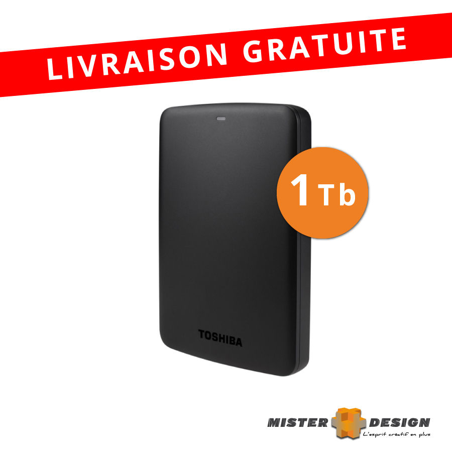 Disque dur externe TOSHIBA Canvio Basics 1 Tb