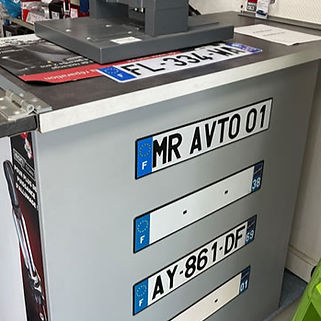 Riquet Services Minute - Plaques d'immatriculation auto et moto