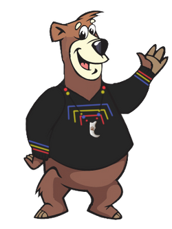 Ours Mascotte - transparent