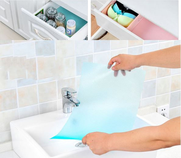 Miniature : 3 tapis de réfrigérateur anti-bactérien