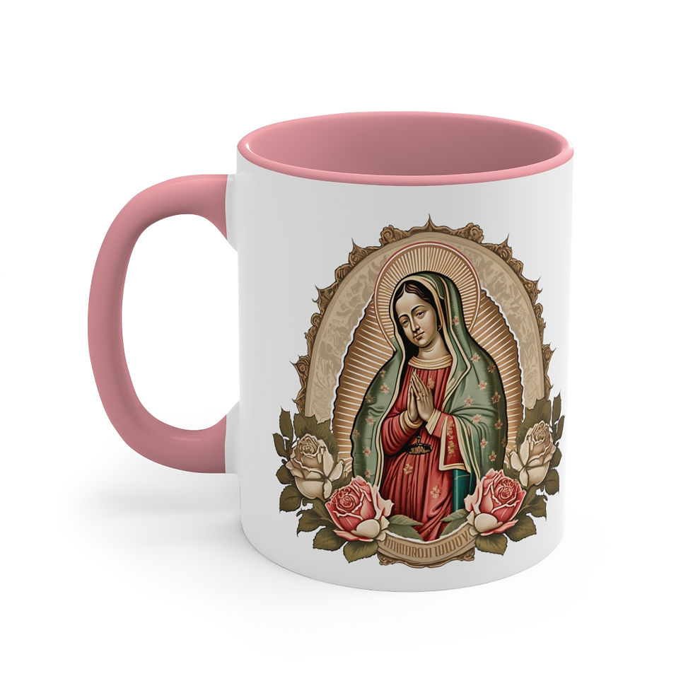 Thumbnail: Religious Gifts Coffee Mug Virgin Mary Our Lady of Guadalupe Catholic Art Mug