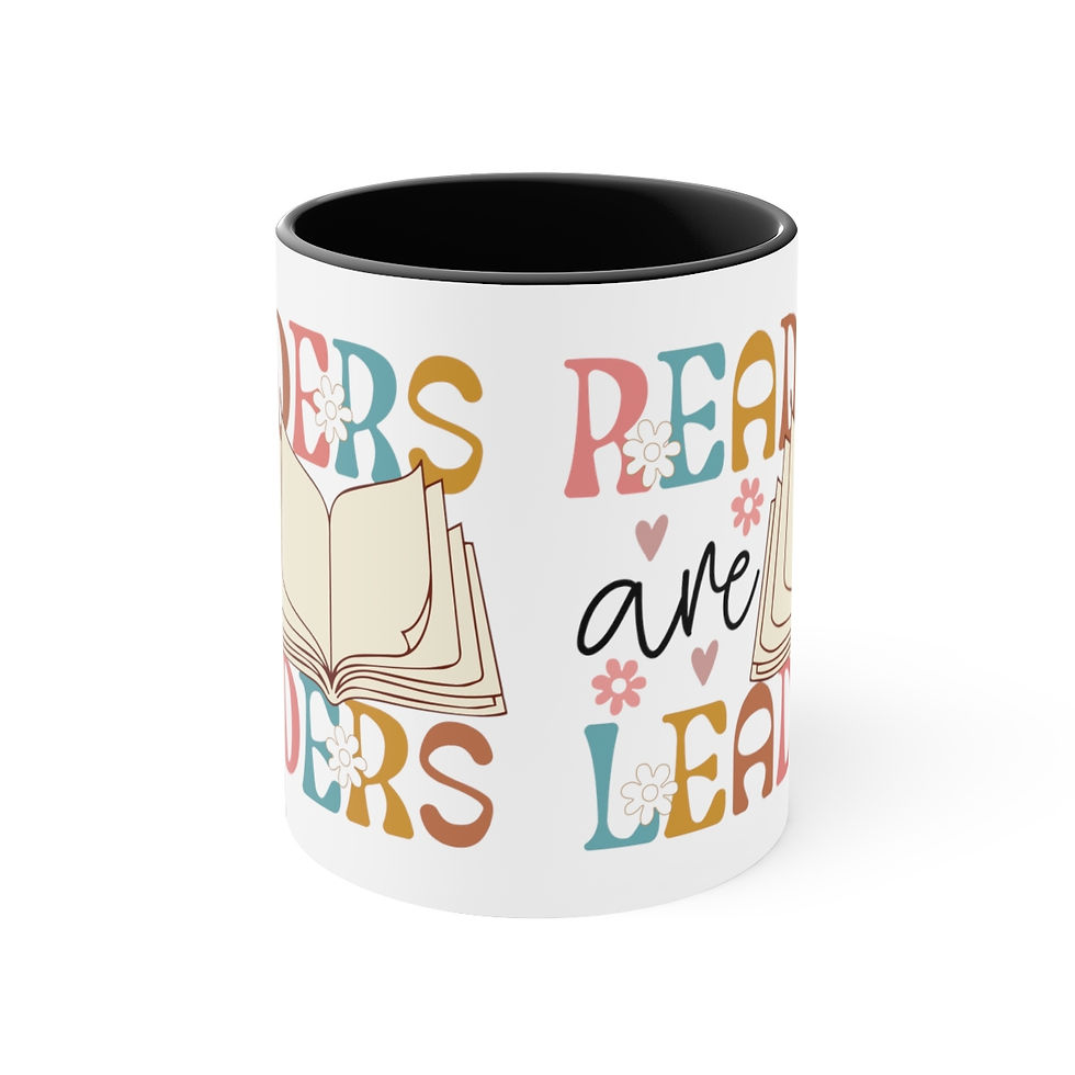 Thumbnail: Book theme Coffee Mug Readers are Leaders Reading Lover Thoughtful gifts