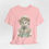 Miniatura: Victorian Cat Art T-Shirt Shabby Mint & Pink Hat Roses Artistic Cat Lover Gift