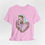 Miniatura: Artistic T-Shirt Shabby Virgin Mary Pink Roses Religious Tee Catholic Faith Gift