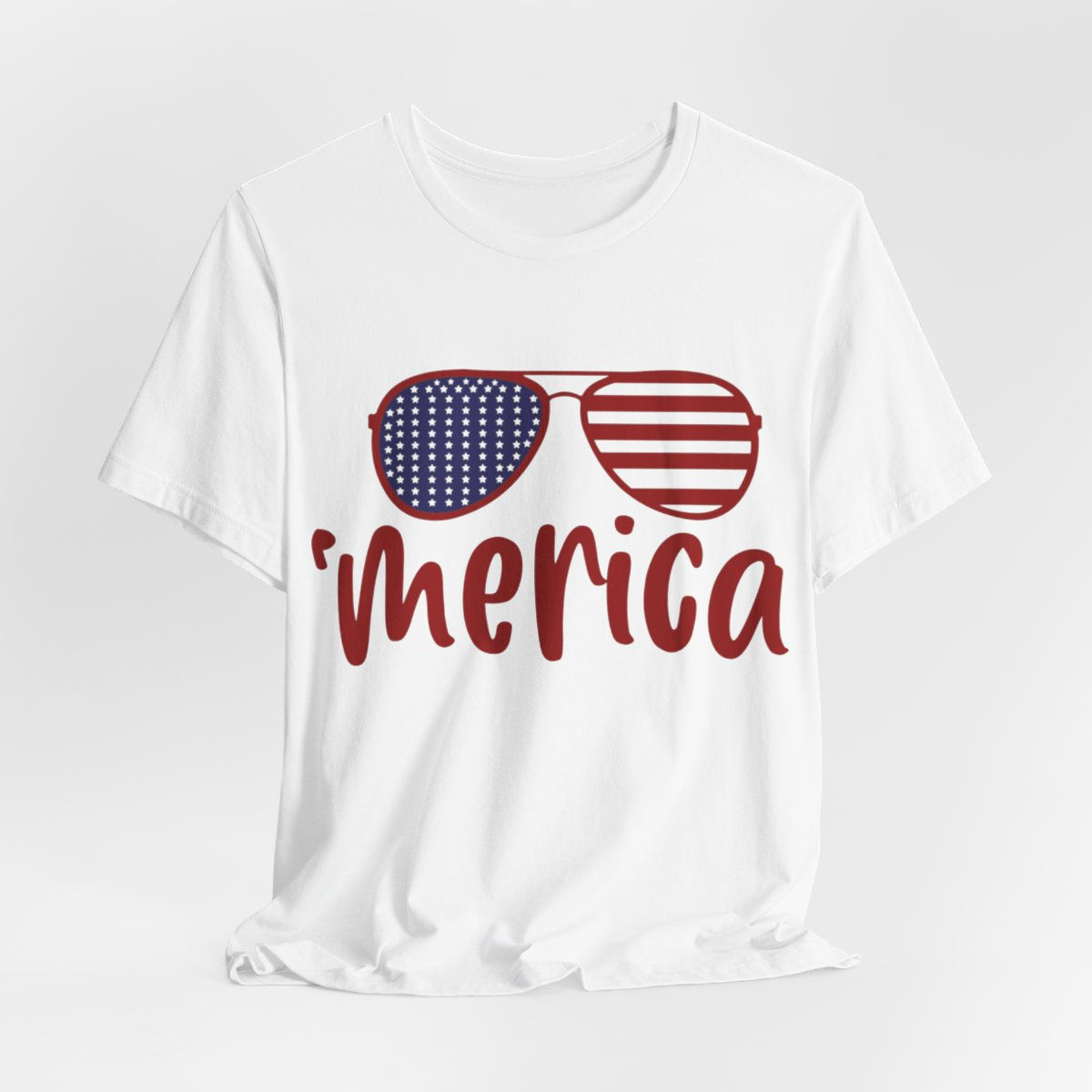 Patriotic T-Shirts Sunglasses 'merica Tee Summer Gifts