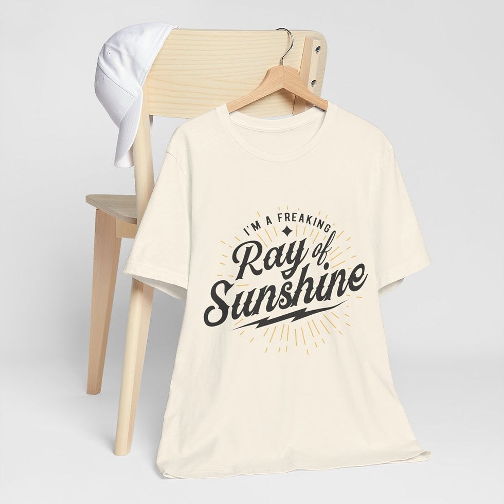 Thumbnail: Sarcastic T-Shirt I'm a Freaking Ray of Sunshine Expressive Apparel Funny Gifts