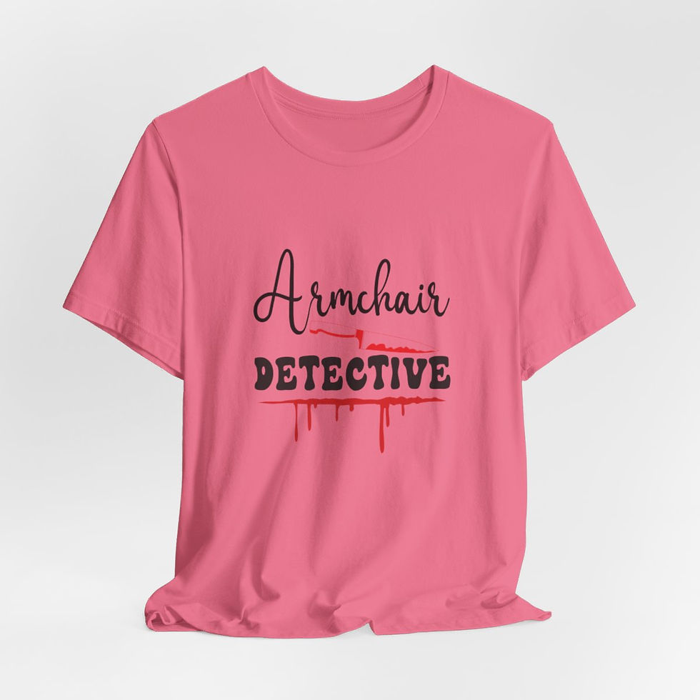 Thumbnail: True Crime T-Shirt Armchair Detective Expressive Apparel Fun Thoughtful Gifts
