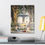 Thumbnail: Canvas Art Deco Women at Fountain w/ Flowers R Atkinson Fox Style Wall Decor