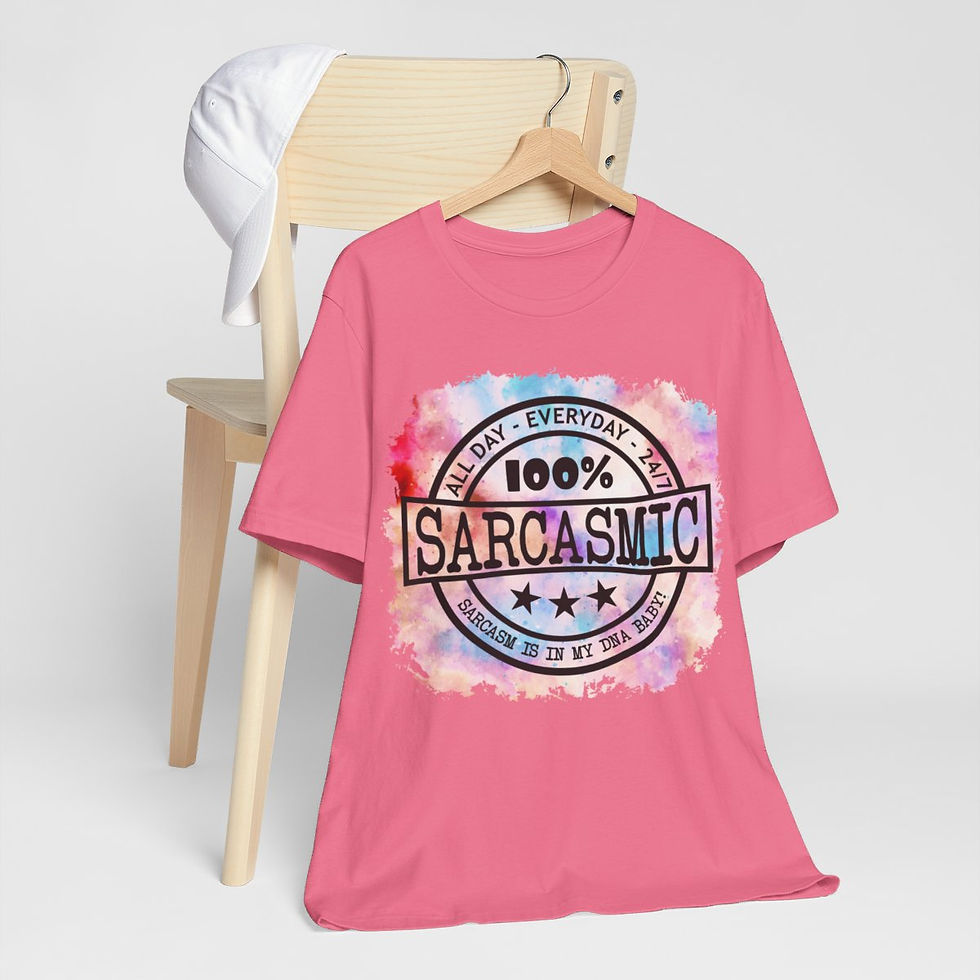 Thumbnail: Artistic Sarcastic T-Shirt Sarcasmic Every Day Art Tee Trendy Apparel Fun Gifts