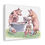 Thumbnail: Farmhouse Bathroom Canvas Art Pigs Piglets Taking a Bath Cottage decor 