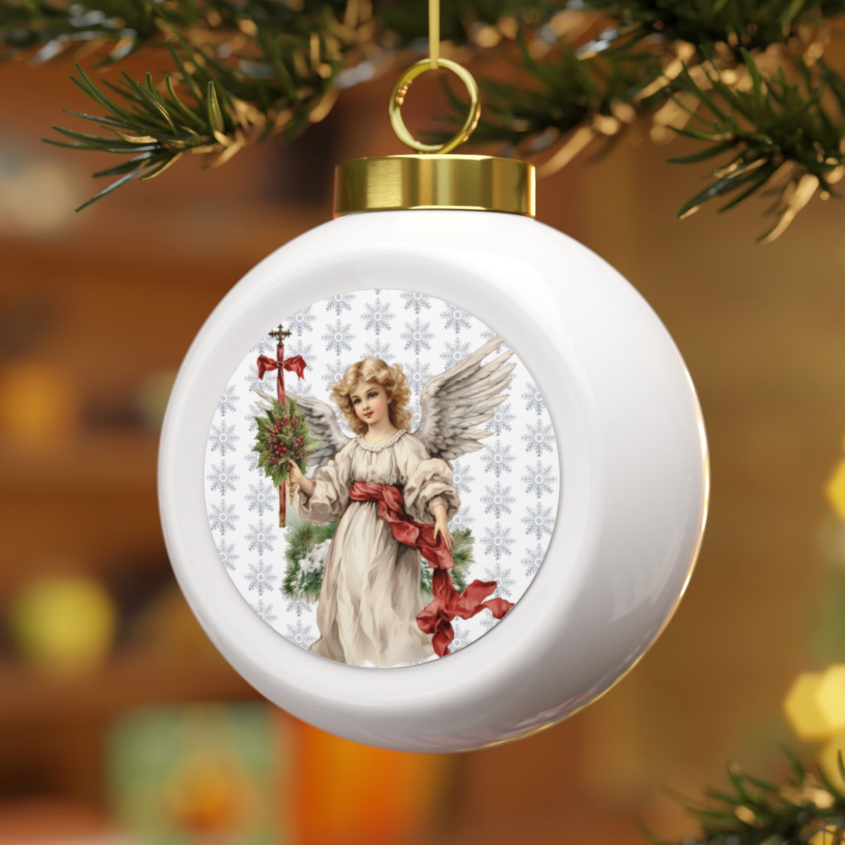 Artistic Ornament Victorian Angel Christmas Art Ornament Holiday Decor