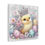 Miniatura: Shabby Chic Canvas Art Jeweled Chick with Crown Pastel Easter Spring Glam Decor