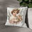 Thumbnail: Shabby Chic Art Throw Pillow cover Victorian Angel Home Decor Throw Pillow case 