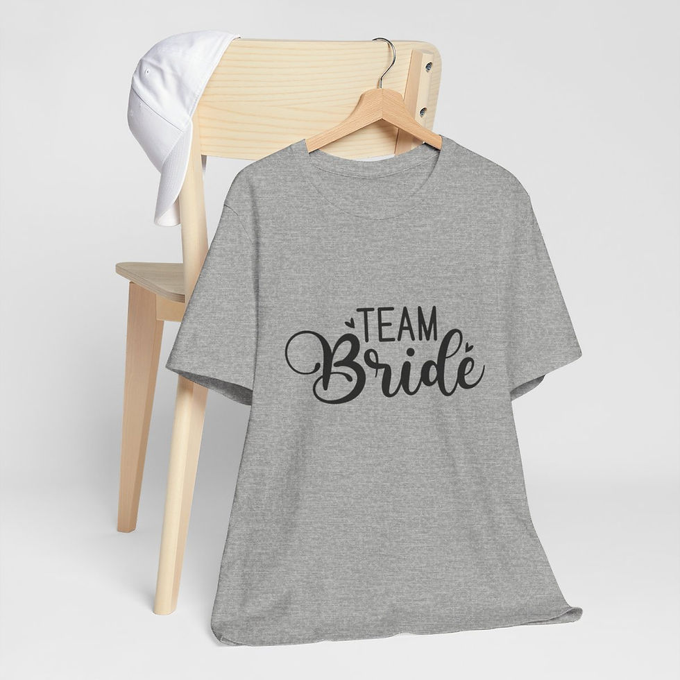 Thumbnail: Team Bride T-Shirt Bridesmaid Wedding Bachelorette party Apparel