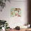 Thumbnail: Shabby Cat Art Print Victorian Male Kitty in Top Hat Pink & Mint Cat Lover Gift