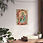 Miniatura: Shabby French Virgin Mary Print Mother Mary Immaculate Pink Rose Giclee Wall Art