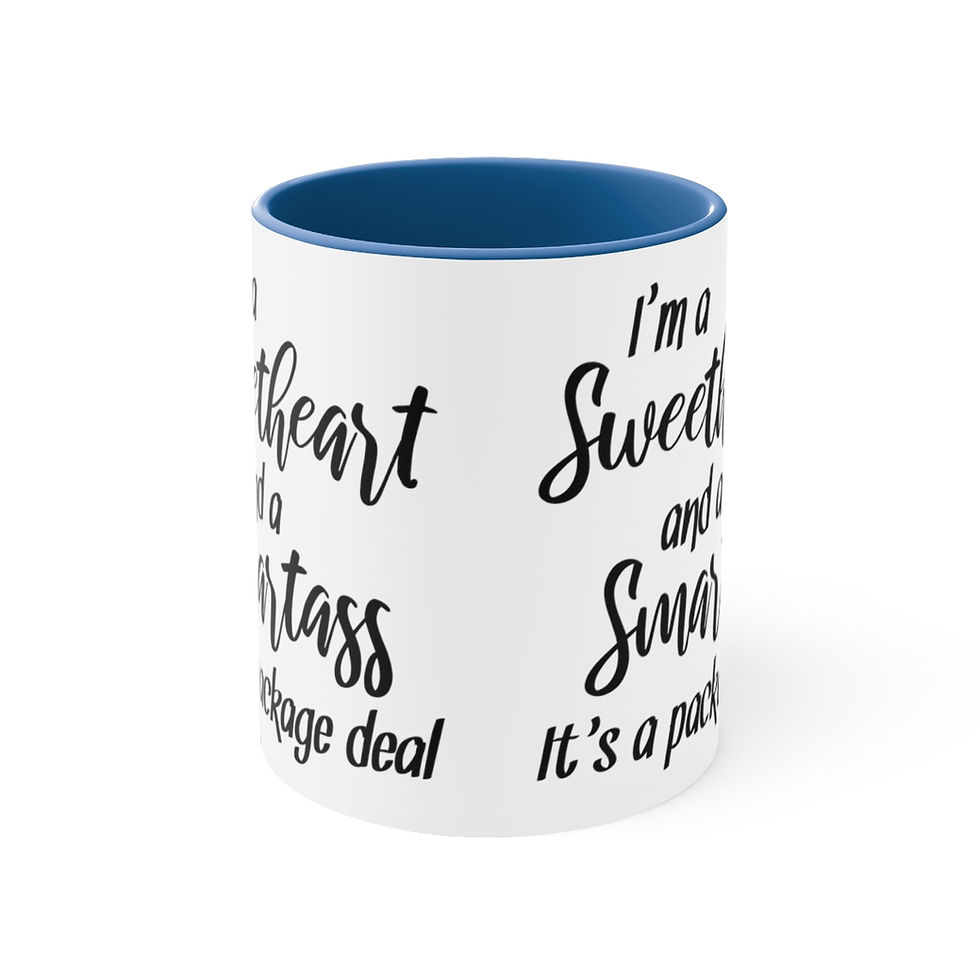 Thumbnail: Funny Coffee Mug I'm A Sweetheart and A Smartass Sarcastic Cute Gifts