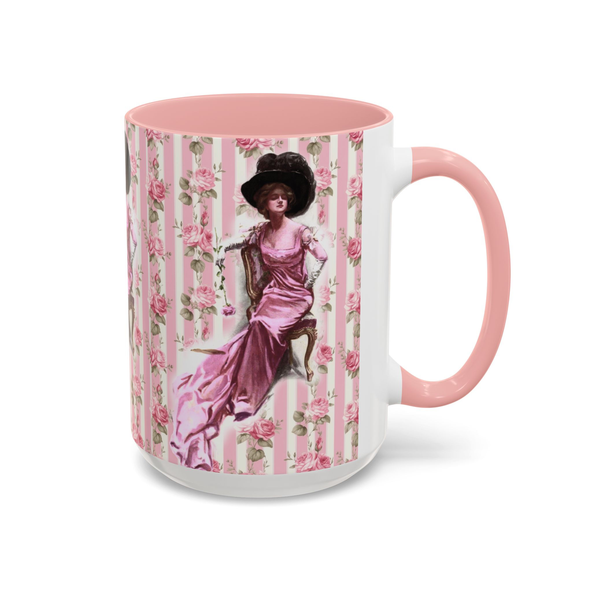 Artistic Coffee Mug Harrison Fisher Lady Shabby Victorian 15oz Mug Vintage Gift