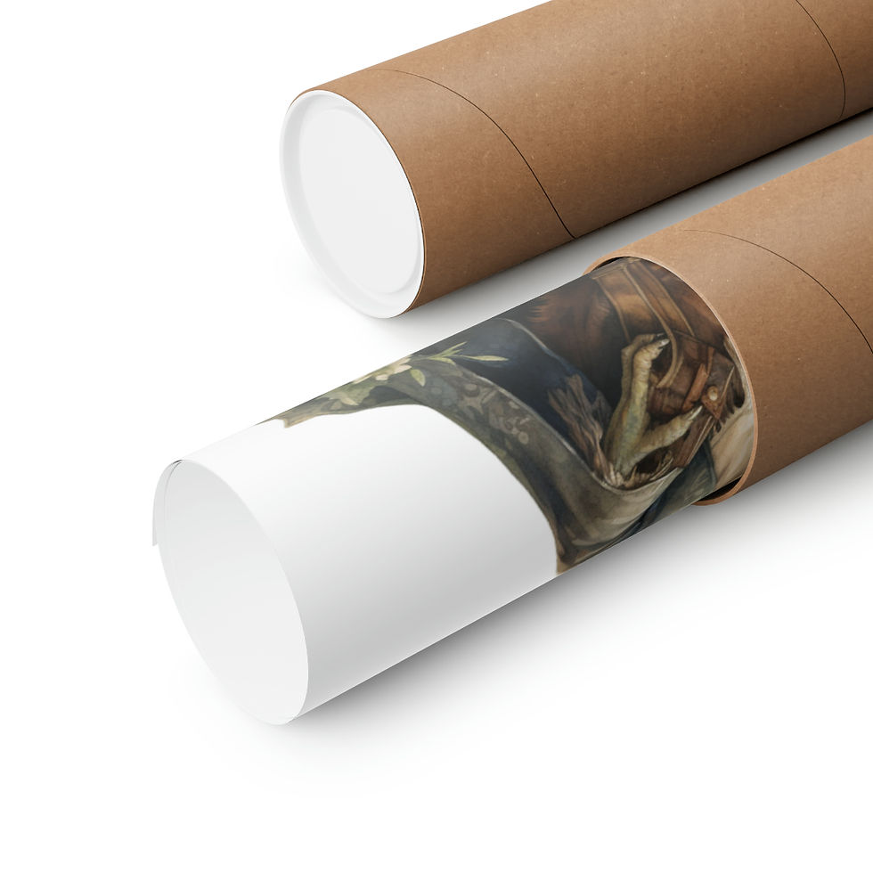 Thumbnail: Artistic Halloween Art Print Wicked Frog Magic Forest Halloween Decoration