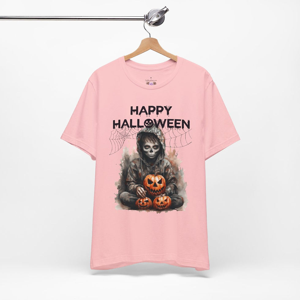 Thumbnail: Creepy T-Shirt Zombie Spider Web Happy Halloween Art Fall Apparel Trendy Gift