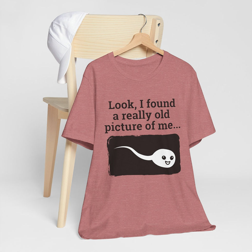 Thumbnail: Sarcastic T-Shirt Sperm Theme Art Tee Artistic Apparel Funny Gifts