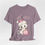 Miniatura: Christmas Kitten T-Shirt Shabby Pink and White Cat Artistic Gift Cat Lover Tee